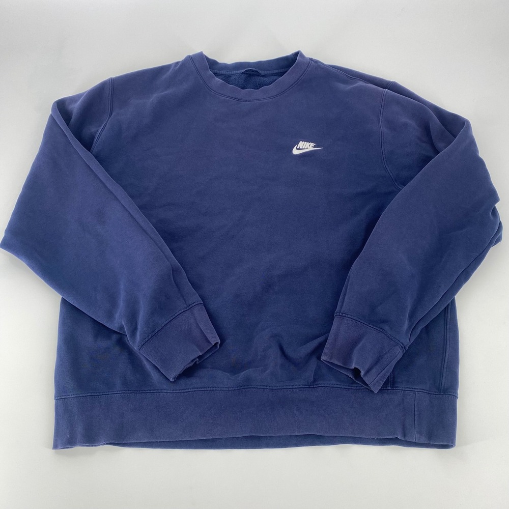 VTG Nike Navy Blue Crewneck Sweatshirt Men's Size Medium